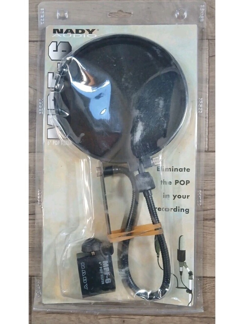 Nady SPF1 Microphone Pop Filter with Boom and Stand Clamp - NEW SEALED